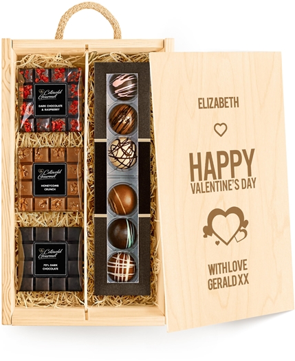 Valentine's Day Personalised Variety Chocolate Tasting Experience - Ganache Selection
